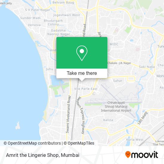 Amrit the Lingerie Shop map