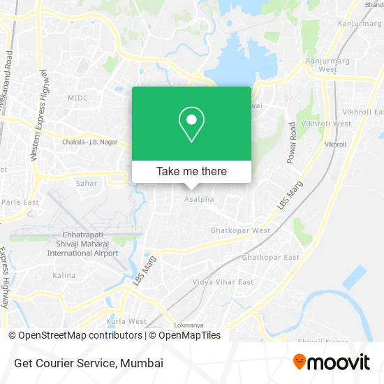 Get Courier Service map