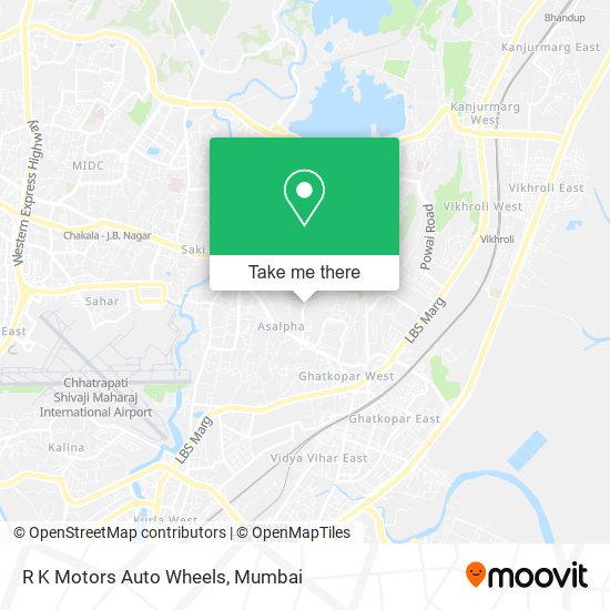 R K Motors Auto Wheels map