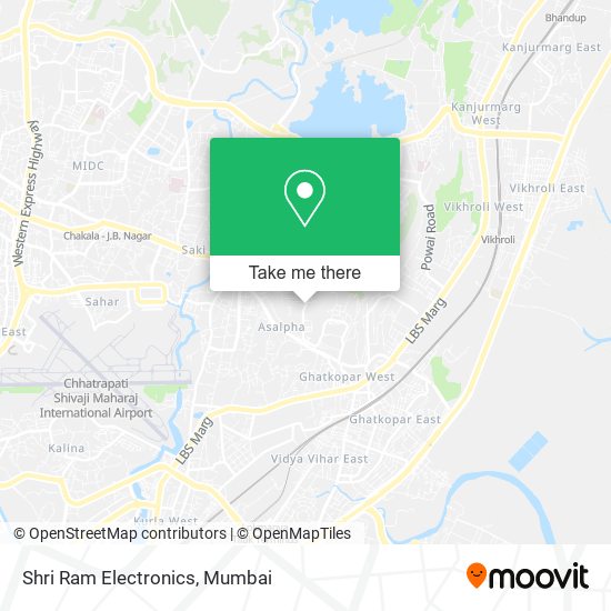 Shri Ram Electronics map