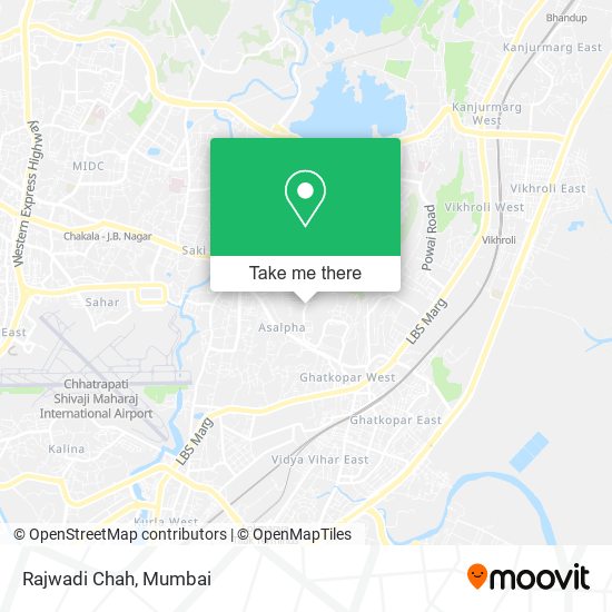 Rajwadi Chah map
