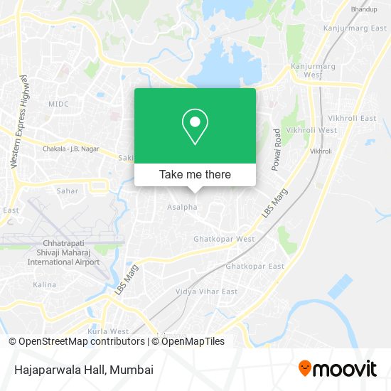 Hajaparwala Hall map