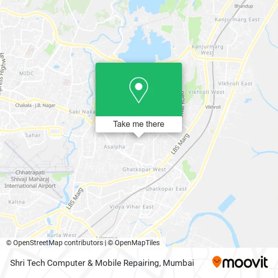 Shri Tech Computer & Mobile Repairing map