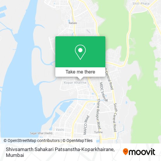 Shivsamarth Sahakari Patsanstha-Koparkhairane map