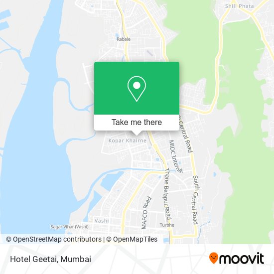 Hotel Geetai map