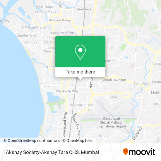 Akshay Society-Akshay Tara CHS map