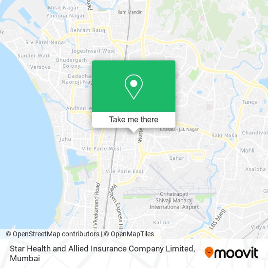 Star Health and Allied Insurance Company Limited map