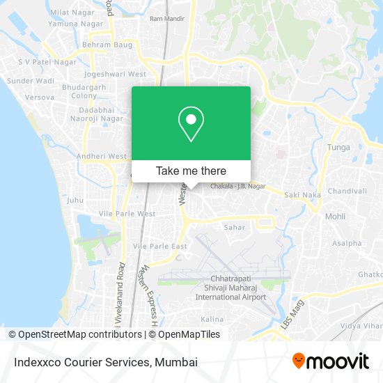 Indexxco Courier Services map