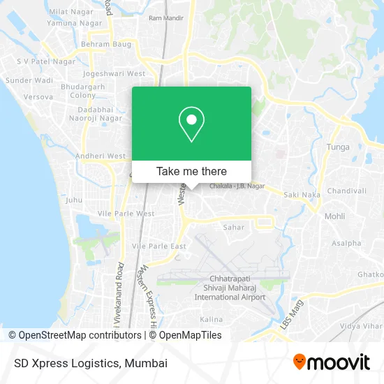 SD Xpress Logistics map