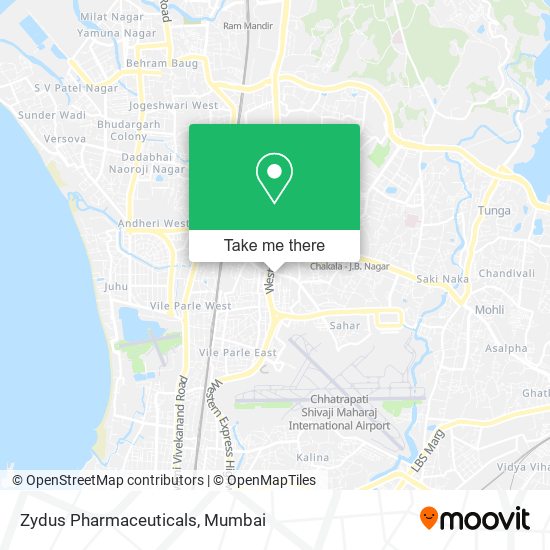 Zydus Pharmaceuticals map