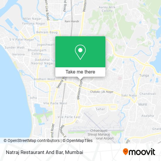 Natraj Restaurant And Bar map
