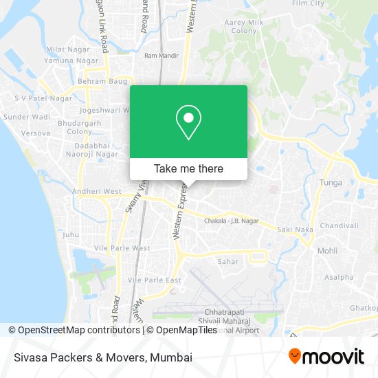 Sivasa Packers & Movers map