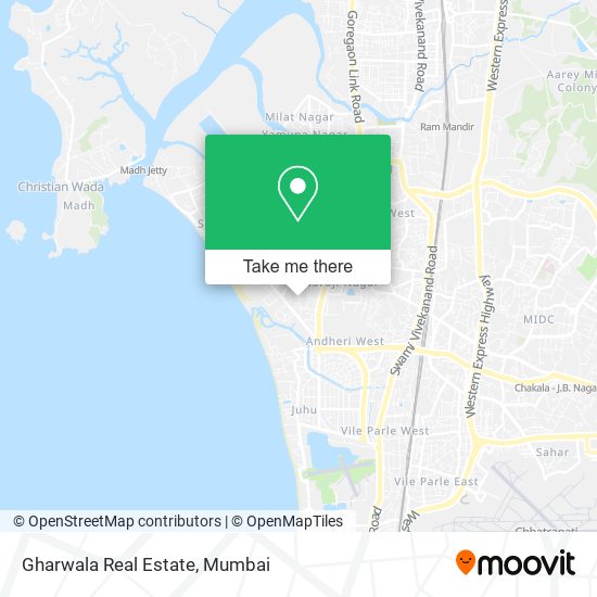 Gharwala Real Estate map
