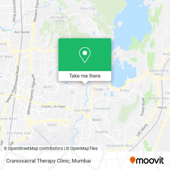 Craniosacral Therapy Clinic map