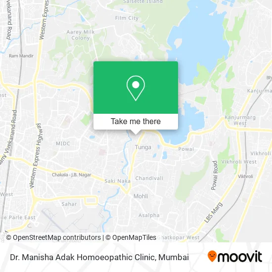 Dr. Manisha Adak Homoeopathic Clinic map