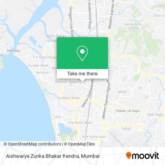Aishwarya Zunka Bhakar Kendra map