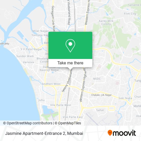 Jasmine Apartment-Entrance 2 map
