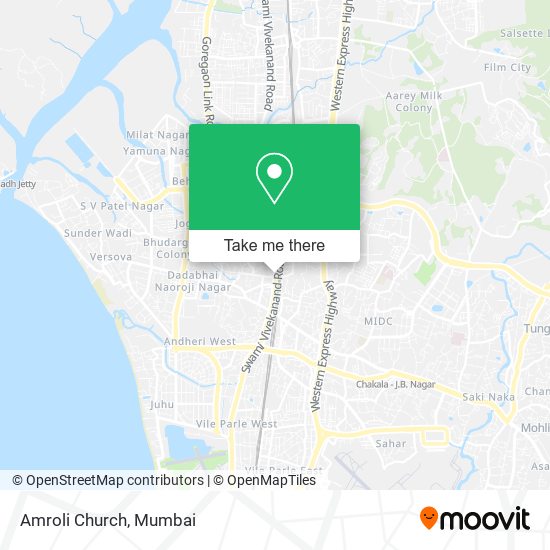 Amroli Church map