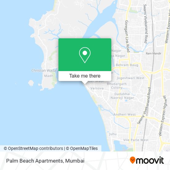 Palm Beach Apartments map