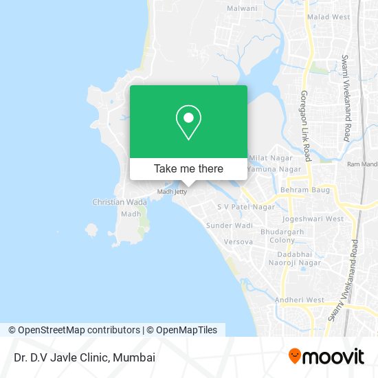 Dr. D.V Javle Clinic map