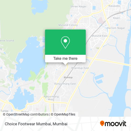 Choice Footwear Mumbai map