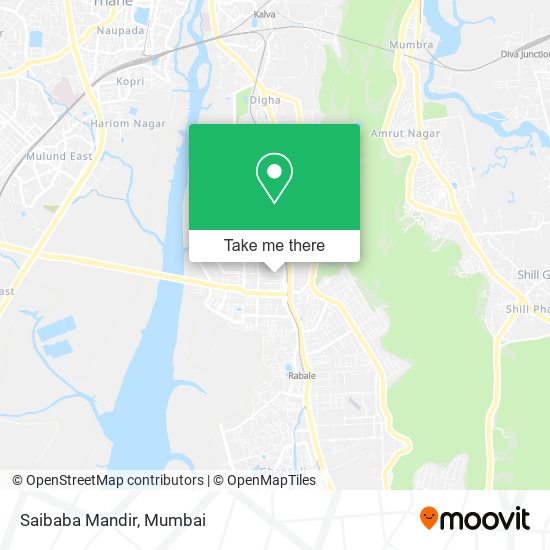 Saibaba Mandir map