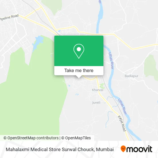 Mahalaxmi Medical Store Surwal Chouck map