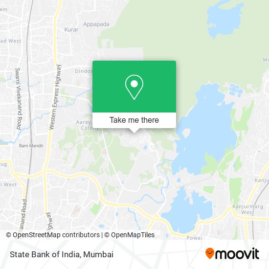 State Bank of India map