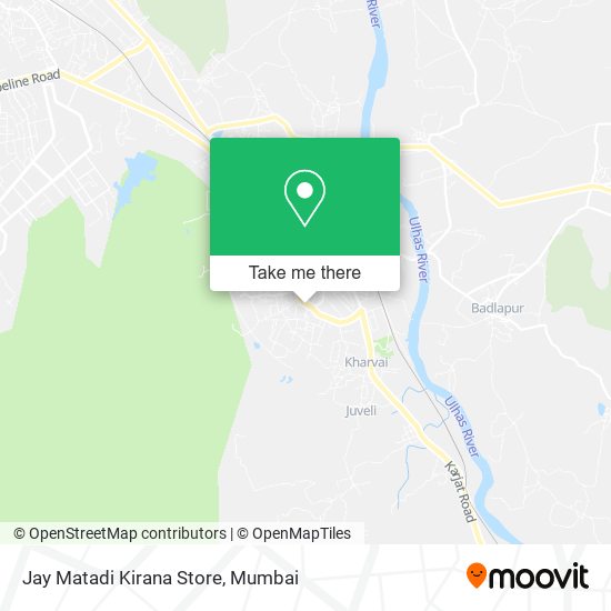 Jay Matadi Kirana Store map