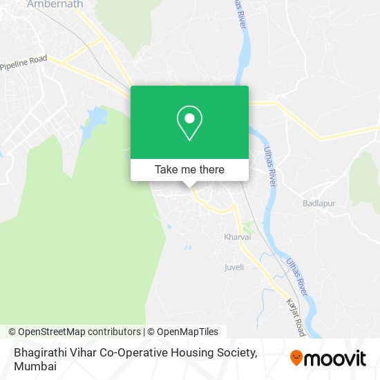 Bhagirathi Vihar Co-Operative Housing Society map