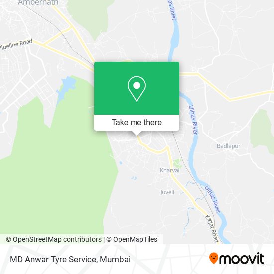 MD Anwar Tyre Service map