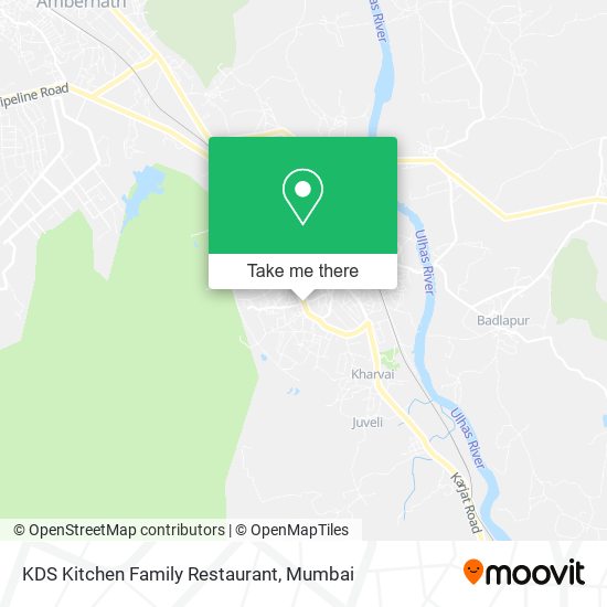 KDS Kitchen Family Restaurant map