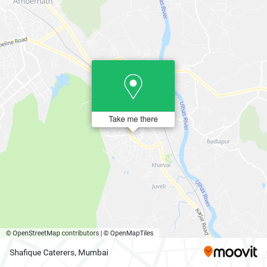 Shafique Caterers map