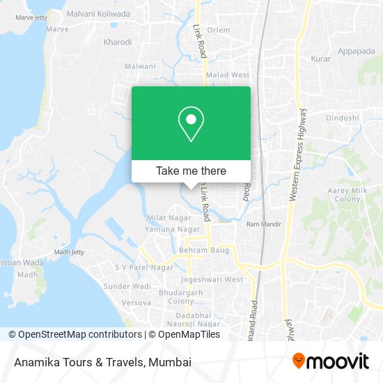 Anamika Tours & Travels map