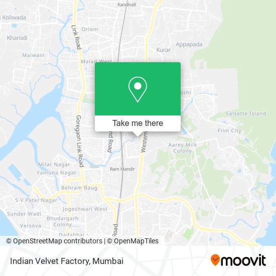 Indian Velvet Factory map