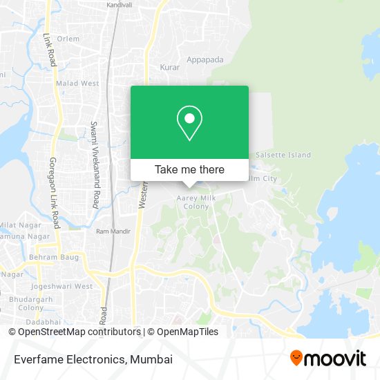 Everfame Electronics map