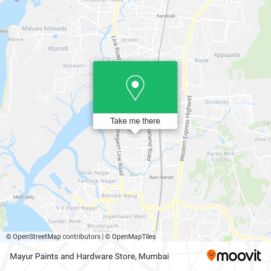 Mayur Paints and Hardware Store map