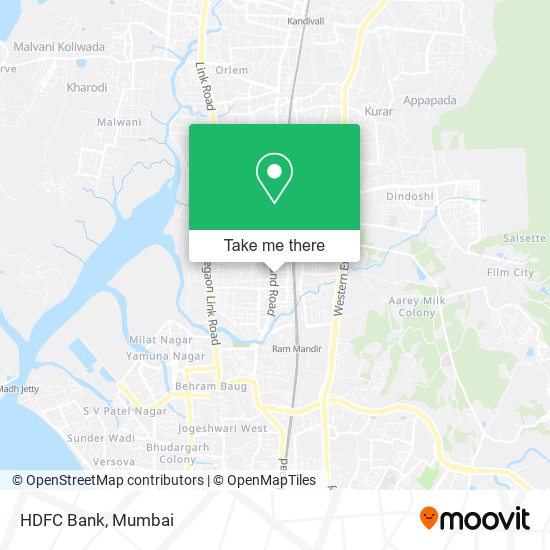 HDFC Bank map