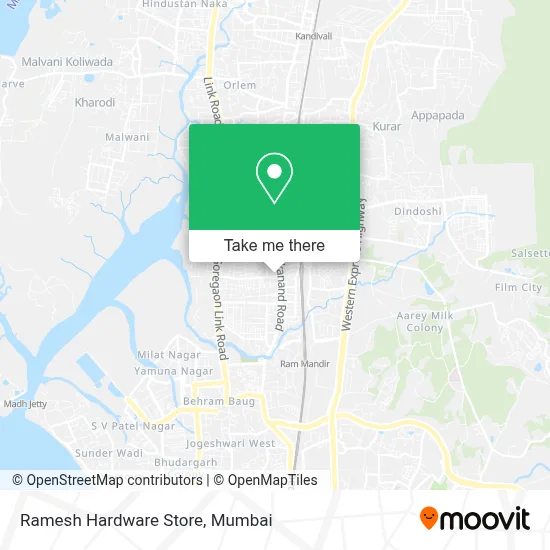Ramesh Hardware Store map