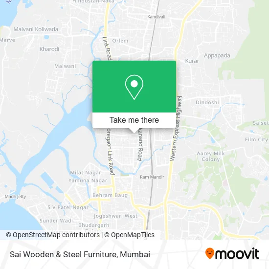 Sai Wooden & Steel Furniture map
