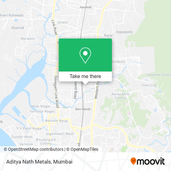 Aditya Nath Metals map