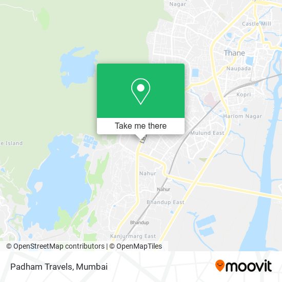 Padham Travels map