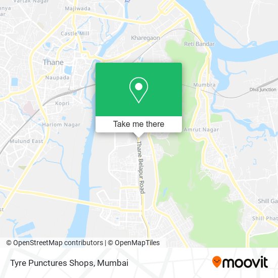 Tyre Punctures Shops map