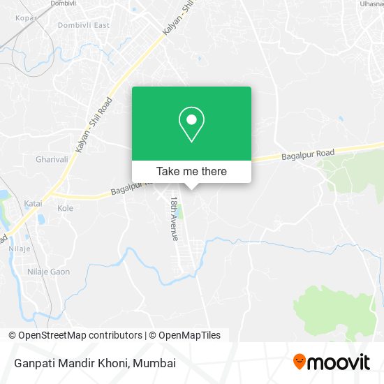 Ganpati Mandir Khoni map