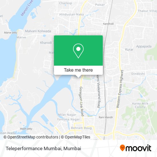 Teleperformance Mumbai map