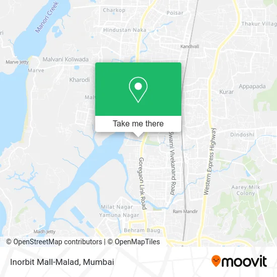 Inorbit Mall-Malad map