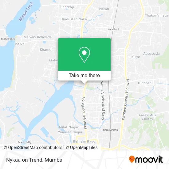 Nykaa on Trend map