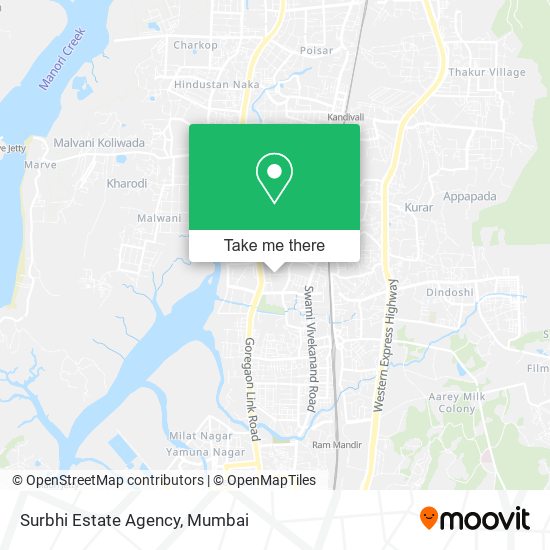 Surbhi Estate Agency map