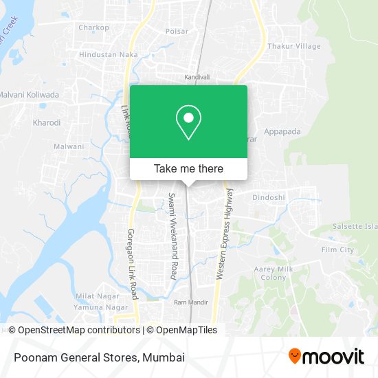 Poonam General Stores map