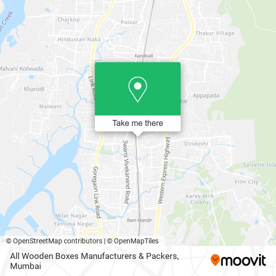 All Wooden Boxes Manufacturers & Packers map